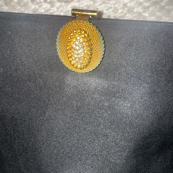 Vintage Coblentz Saks Fifth Avenue Satin Clutch Purse - Picture 3 of 8